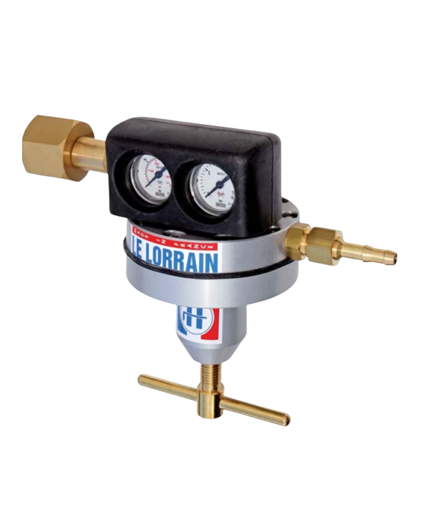 Pressure regulator high flow rate Neutral gas frame inlet