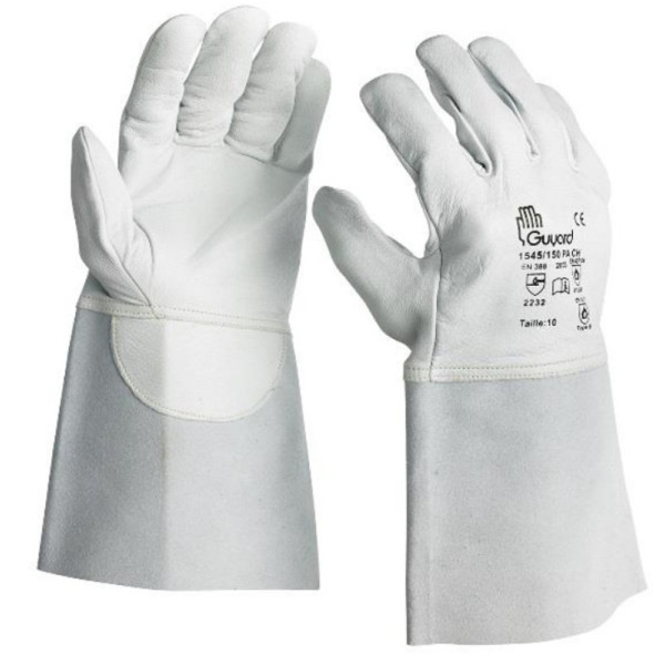 TIG Glove Leather with RF Protection - 150mm Cuff