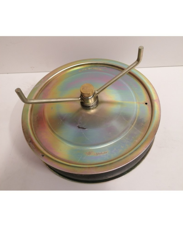 Galvanised steel blanking plug with bypass