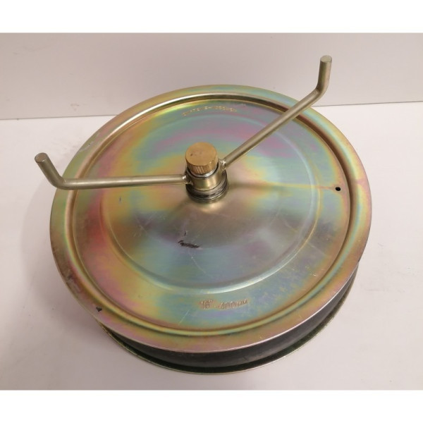 Bouchon obturateur acier zingué avec by-pass