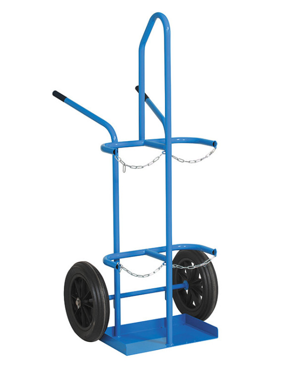 Chariot 2 bouteilles B50 Ø225 avec anneau levage