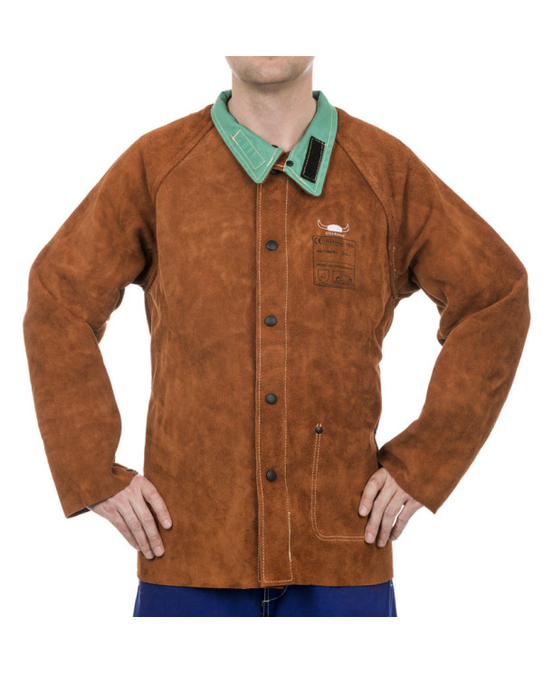 Veste Soudeur Lava Brown™ en Cuir Bovin