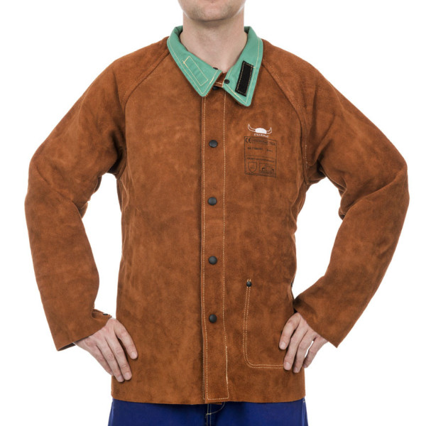 Veste Soudeur Lava Brown™ en Cuir Bovin