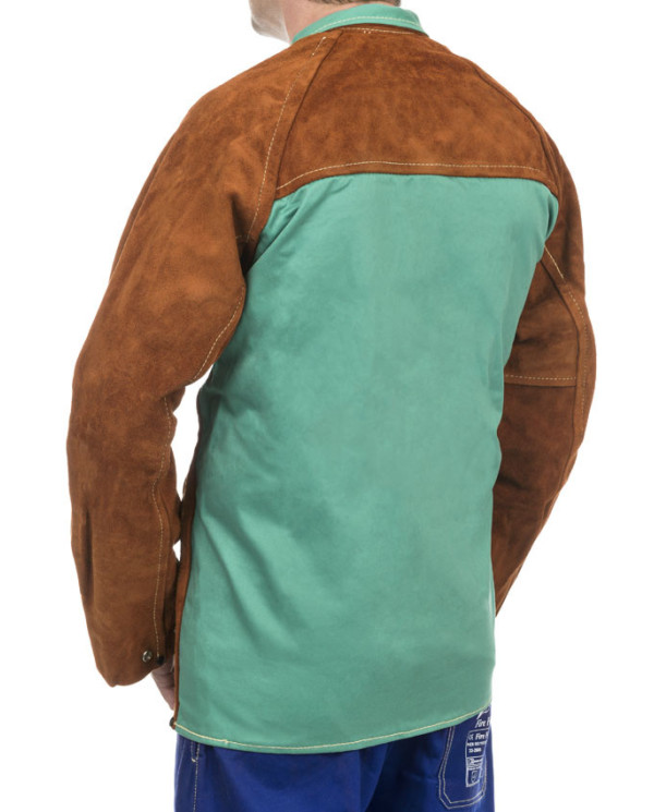 Veste Soudeur Lava Brown™ en Cuir Bovin