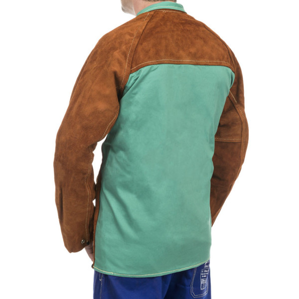 Lava Brown™ Welder's Jacket in Split Leather