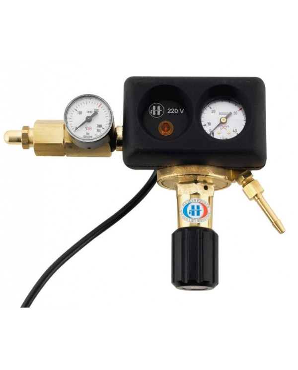 3S shielded neutral gas regulator DP-16 bar - built-in heater