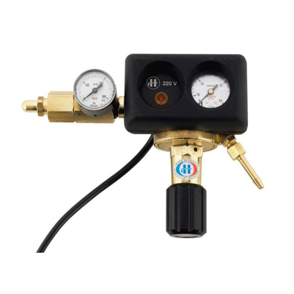 3S shielded neutral gas regulator DP-16 bar - built-in heater