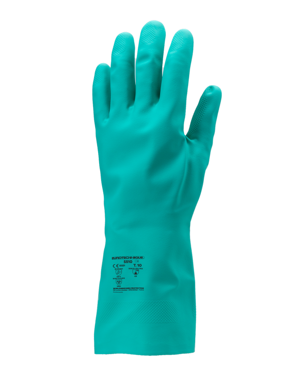 Nitrile glove 5500 green, thickness 0.38 mm T10