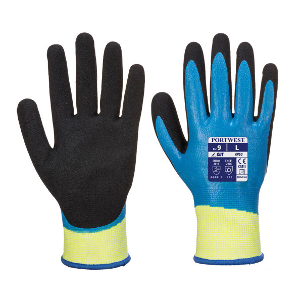 Aqua Cut Pro cut D glove Blue/Black.