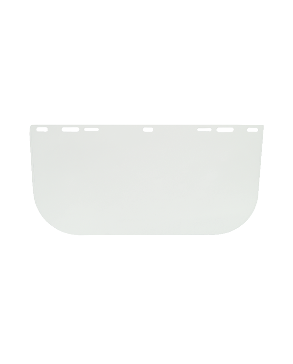 Clear polycarbonate protective visor L40cm xH20cm