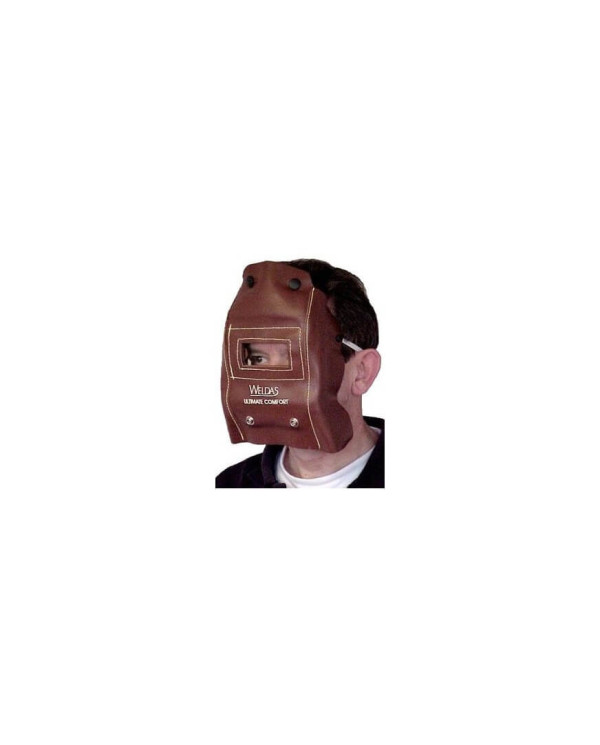 Leather welding supervision mask, foldable