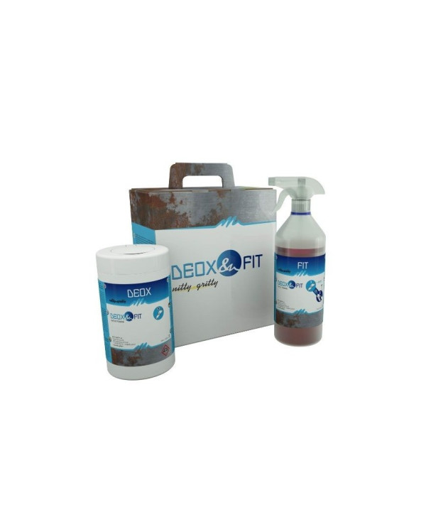 DEOXFIT wipe kit for deoxidizing / cleaning stainless steel welds
