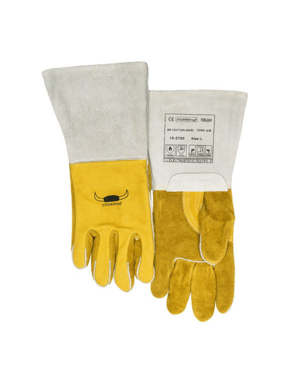 WELDAS Reinforced Leather Welding Gloves