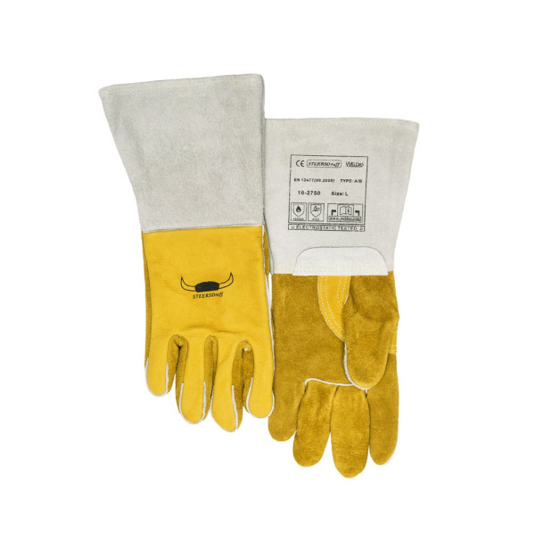 WELDAS Reinforced Leather Welding Gloves