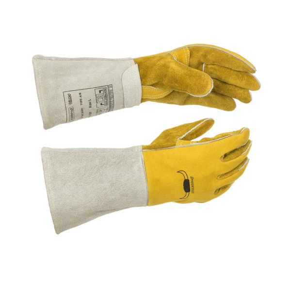 WELDAS Reinforced Leather Welding Gloves