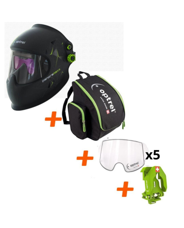 OPTREL Panoramaxx 2.5/5-12 Autopilot Welding Helmet Pack