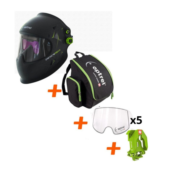 OPTREL Panoramaxx 2.5/5-12 Autopilot Welding Helmet Pack