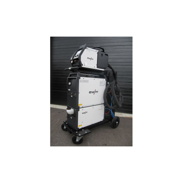 Location poste MIG pulsé 500 A / 380 V TRI, sur chariot