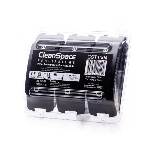 CleanSpace CST High Capacity Particle Filter P3 TM3 (pack of 3)