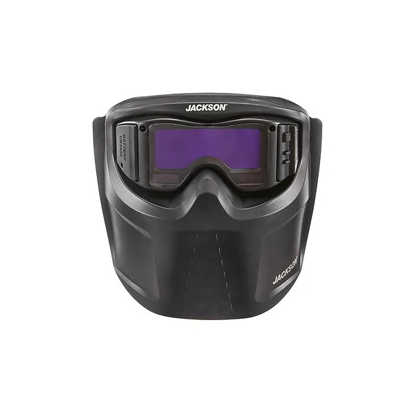 Rebel welding mask with auto-darkening filter and fireproof hood (kit)