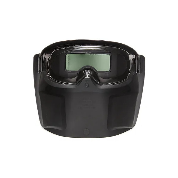 Rebel welding mask with auto-darkening filter and fireproof hood (kit)