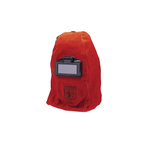 Leather welding mask with flip-up (108x51 mm)