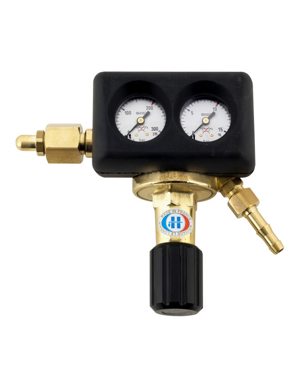 3S Armored Nitrogen Pressure Regulator Gauge