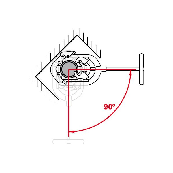 Coupe-tube articulé EGA Master – Fonte & inox, 90º