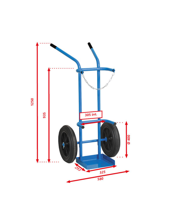 SORI Gas Cylinder Trolley – 1 B50 Bottle