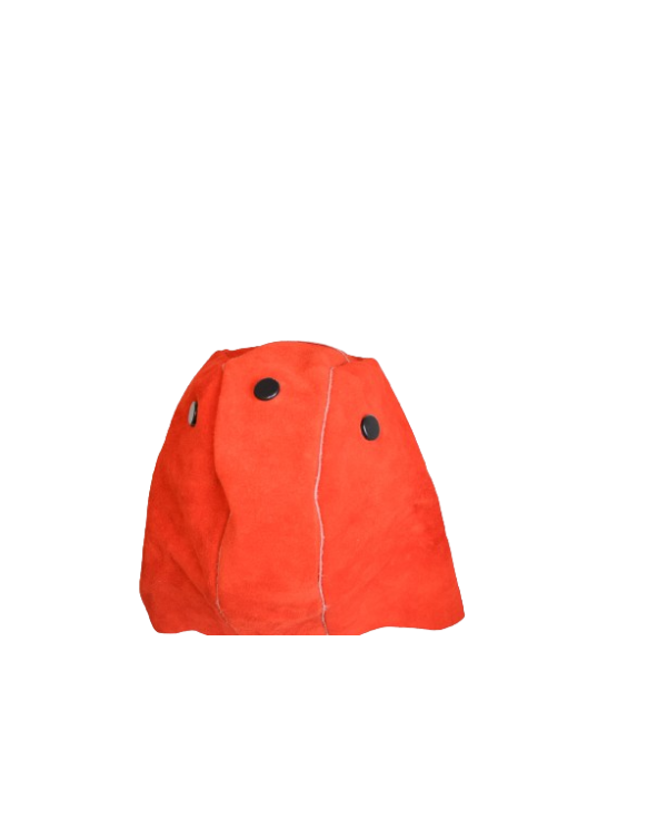Leather welding mask with flip-up (108x51 mm)