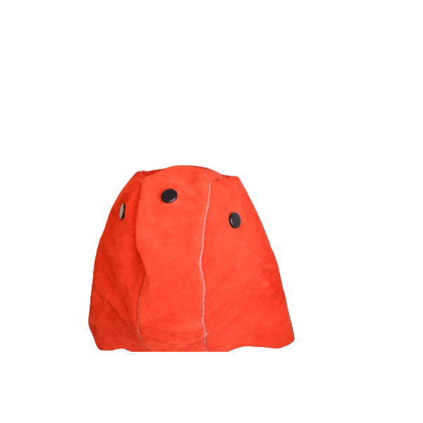 Leather welding mask with flip-up (108x51 mm)