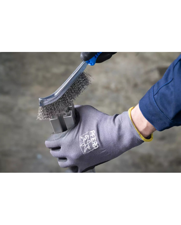 HBG Stainless Steel Wire Hand Brush Ø0.30 – Precise Manual Cleaning