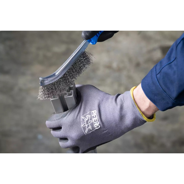 HBG Stainless Steel Wire Hand Brush Ø0.30 – Precise Manual Cleaning