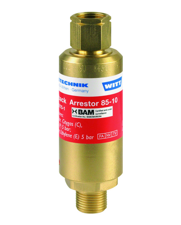 Clapet anti-retour pare flamme gros débit AD ou PROPANE