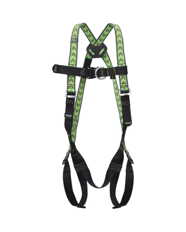 Fall Arrest Harness with 2 Anchor Points and Automatic Buckles