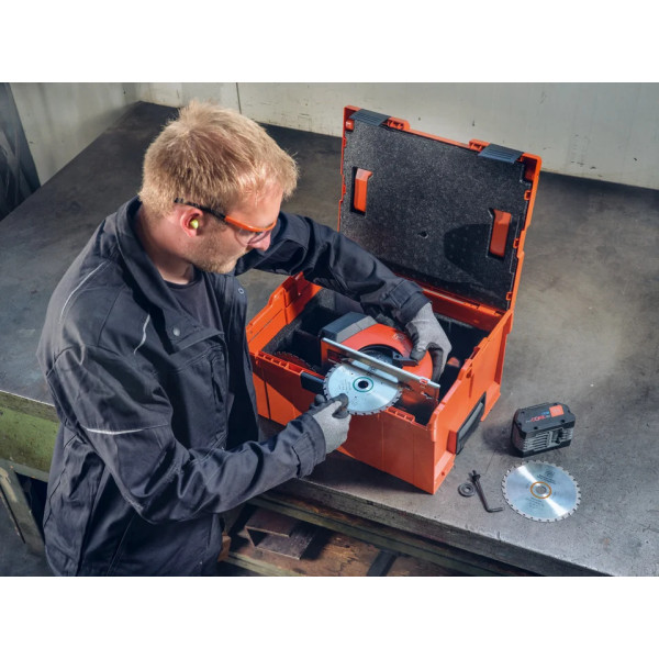 F-IRON Cut 57 AS - Scie Circulaire Sans Fil pour Coupes Précises