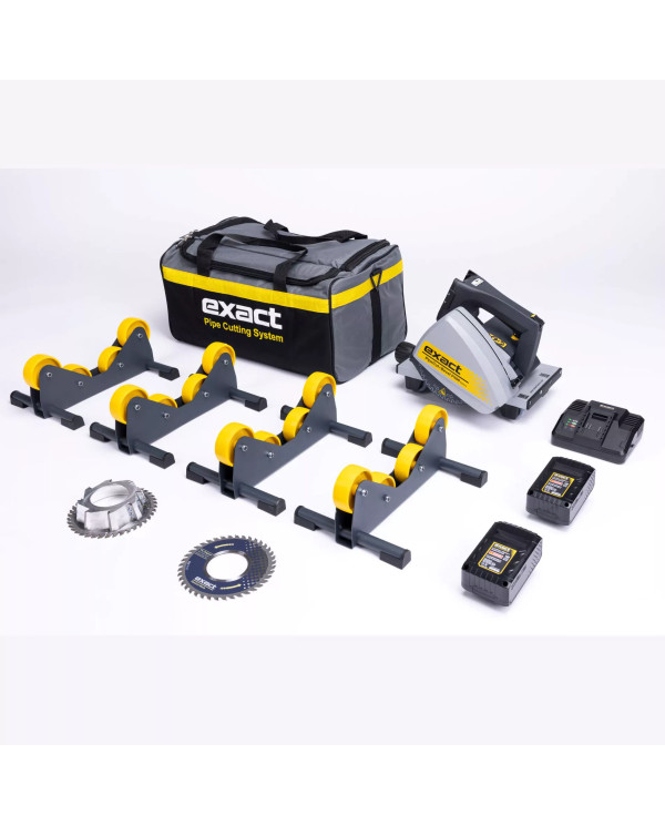 Exact PipeCut P400 Battery Pipe Saw – Cordless Pipe Saw