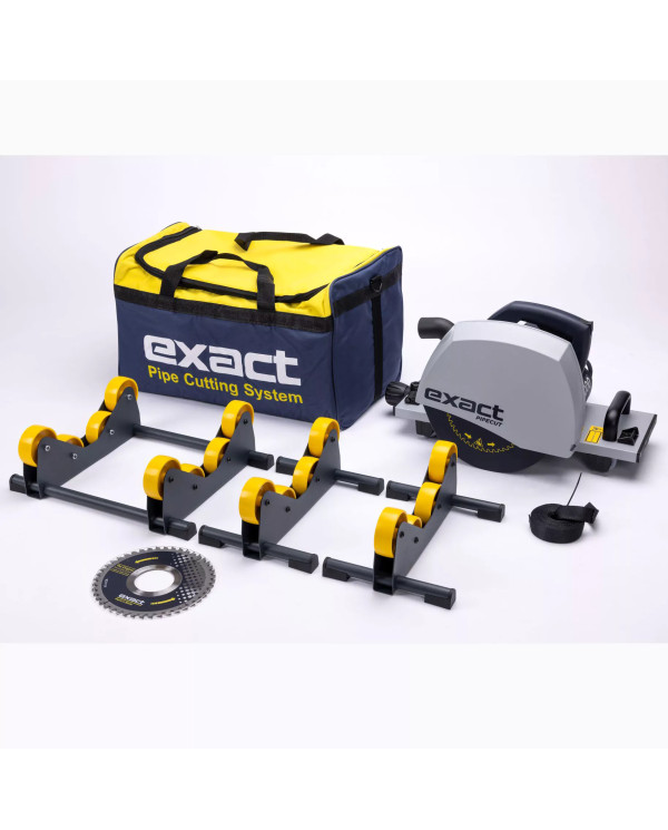 Exactools System P1000 Pipe Cutter – Plastic Pipe Saw for 60 - 1000 mm Pipes
