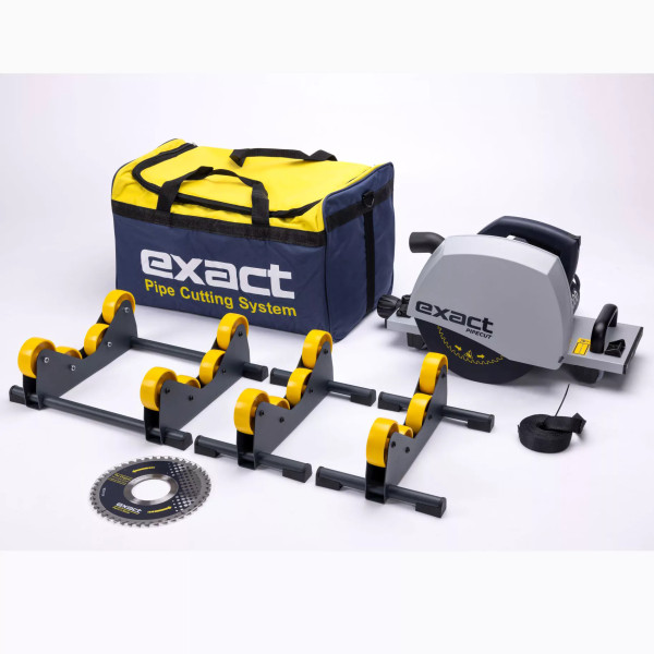 Exactools System P1000 Pipe Cutter – Plastic Pipe Saw for 60 - 1000 mm Pipes