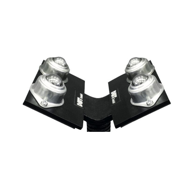 Stainless Steel 2 Ball Plate for V-Head, Single Unit