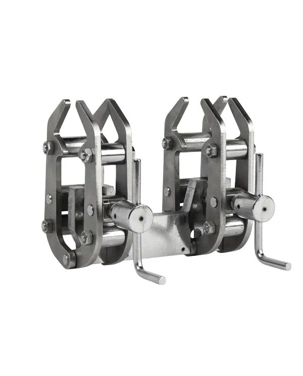 SPC External Centering in Stainless Steel | Double Clamping Collar