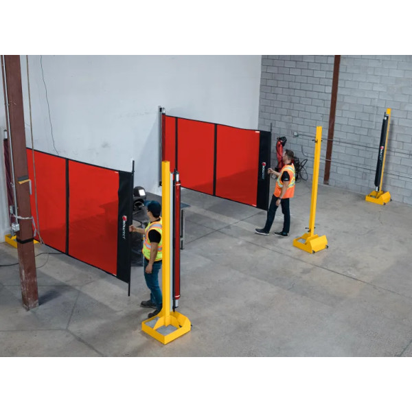 Retractable Welding Screen – Mobility, Safety & Performance | HD Soudage