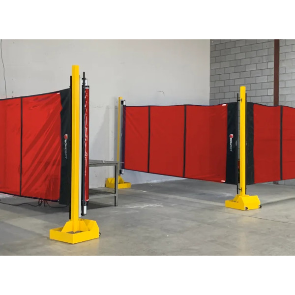 Retractable Welding Screen – Mobility, Safety & Performance | HD Soudage