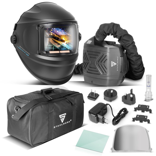 Ventilated Welding Helmet STAHLWERK BOOSTER AIR 3 in 1 | HD Soudage