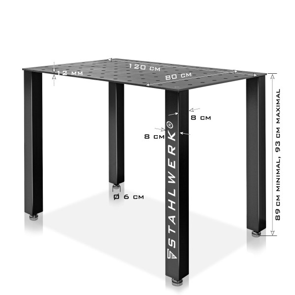 STAHLWERK Welding Table DIY Kit – 12 mm S355 Steel | HD SOUDAGE
