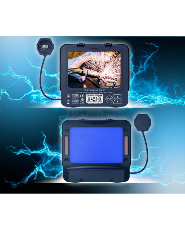 STAHLWERK BOOSTER 3-in-1 Welding Helmet | HD SOUDAGE