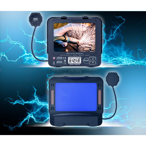 Casque de soudure STAHLWERK BOOSTER 3 en 1 | HD SOUDAGE