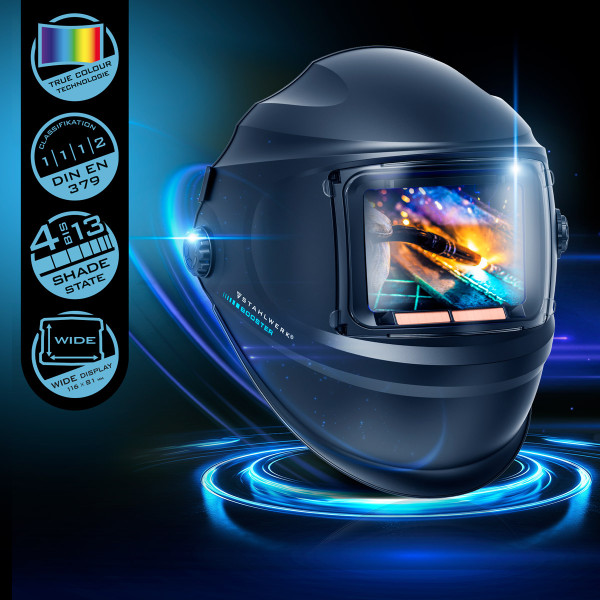 Casque de soudure STAHLWERK BOOSTER 3 en 1 | HD SOUDAGE