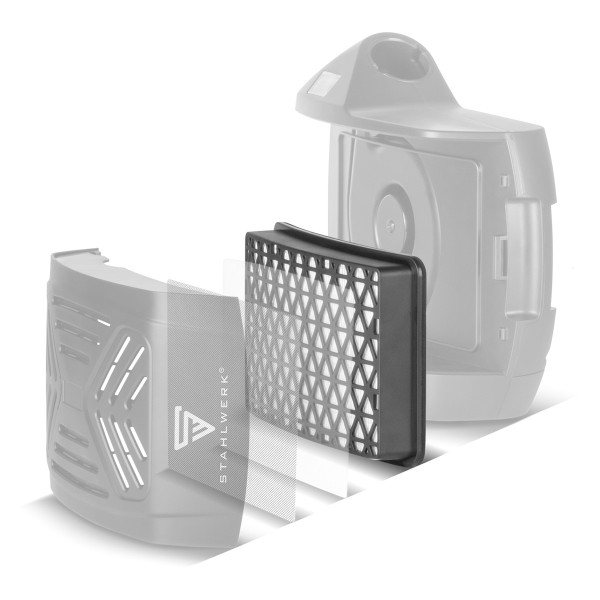 Pack de 5 Préfiltre STAHLWERK pour systèmes MASTER AIR & BOOSTER AIR