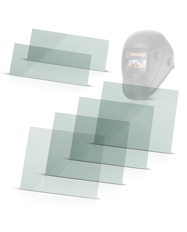 STAHLWERK Welding Helmet Lens Kit | 4 Outer + 2 Inner Screens
